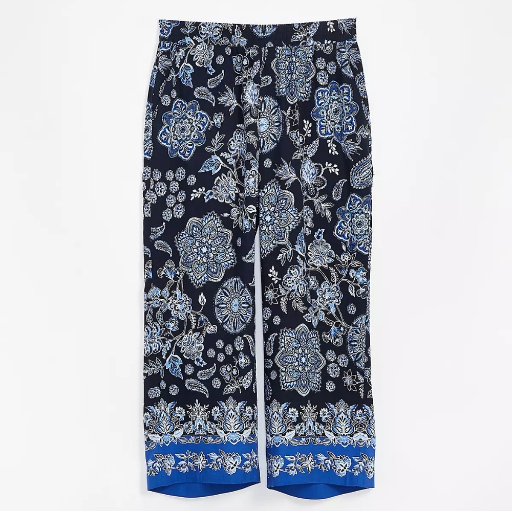 Loft Medallion Fluid Pull On Pants